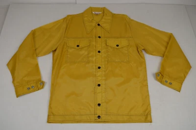 Vintage Leisure Jacket Windbreaker Swingster Size L 70s Butterscotch Made USA - Image 1 of 4