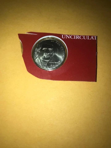 2009 P+D  Jefferson Nickel SET uncirculated IN Mint Plastic 2 US Coins Cover