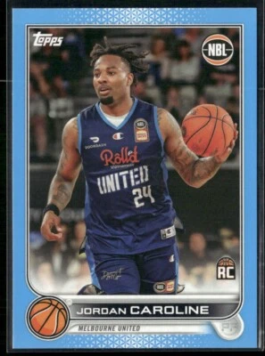 Jordan Caroline 2022-23 Topps NBL Blue #42 - Image 1 of 2