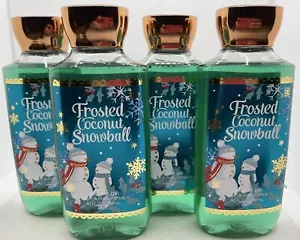 Bath & Body Works Frosted Coconut Snowball Shower Gel 10 oz x4 - Picture 1 of 1