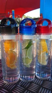 Bundle 700ml Fruit Vegetable Juice Infuser Water Bottle Infusion BPA free Sport - Picture 1 of 4