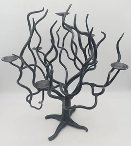 Kerzenhalter / Kerzenbaum Schmiedeeisen für 7 Kerzen - Bild 1 von 2