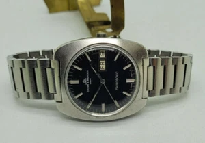 VINTAGE BAUME&MERCIER TRONOSONIC STIMMGABEL HERREN UHR ORIGINAL ARMBAND - Bild 1 von 8