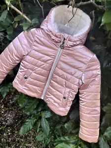 Michael Kors cappotto tampone oro rosa bambina taglia 4 - Foto 1 di 10