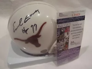 Von Earl Campbell signierter Texas Longhorns Minihelm mit HT-Insc - JSA-Zertifikat - Bild 1 von 8
