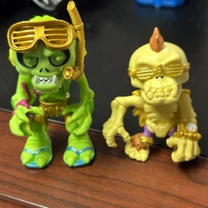 Treasure X Mohawk Uhr und grünes Skelett mit Gehirn - grün ca. 4,5" - Bild 1 von 6