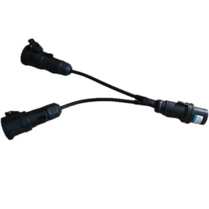 ELGA SPLITTER CEE IP54 CAVO FR2OR3G2,5MMQ SDOPPIO DA SPINA 16A 3 POLI 2P+T A 2 P - Foto 1 di 5