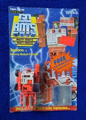 NUEVO Tonka Gobot Gobots Cucharas MOSC MOC Sellado Completo Foto 1 de 2