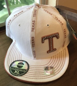 City Hunter Mens Baseball Cap Denim NOS Tags Orange Wht TX Texas XL Embroidered - Bild 1 von 5