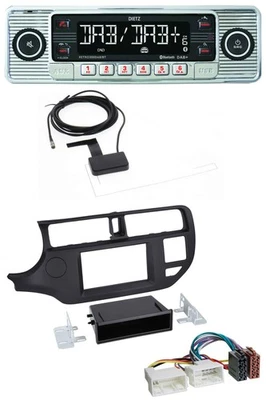 Dietz Bluetooth USB MP3 DAB Autoradio für Kia Rio (UB 2011-2014) schwarz - Bild 1 von 4