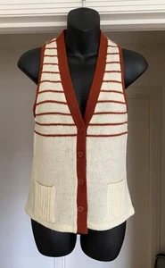 Vintage Retro Women’s Wool Vest. Size S. Excellent Condition. - Picture 1 of 7