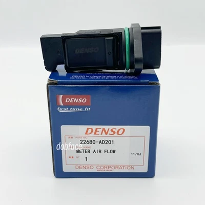 DENSO Mass Air Flow Meter Sensor 22680-AD201 For Nissan Maxima Infiniti Subaru — 第 1/4 张图片