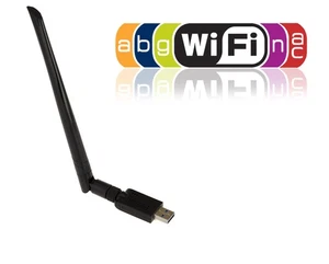 Clé USB WIFI IEEE802.11 a b c n ac DUAL BAND 2.4GHz 5.8GHz Antenne 5dBi 2T2R - Picture 1 of 3