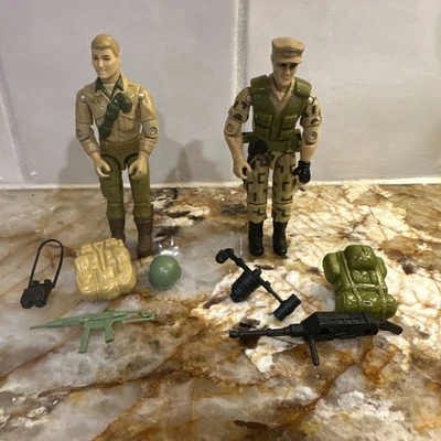 Duke V1 1983 y repetidor 1988 G.I. Figuras sueltas de Joe vintage Hasbro bonito ARAH Foto 1 de 4