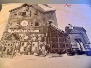 Figuras Department 56 Blue Star Ice Co + Blue Star Ice Harvesters RETIRADAS - Imagen 1 de 4