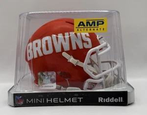 Cleveland Browns Riddell AMP Alternate Mini Helmet Unsigned - Picture 1 of 2
