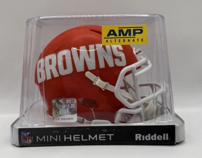 Minicasco alternativo Cleveland Browns Riddell AMP sin firmar Foto 1 de 2