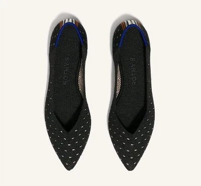 Pisos Rothy’s The Point Ivory Dot talla 8,5 Foto 1 de 4