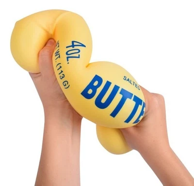 New Squeeezy Squishy Stretchy Jumbo Butter Stick Stress Reliever Toy 10.5" NIB - Image 1 of 4