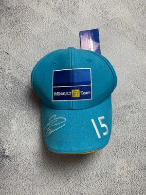 Renault F1 Team Cap Alonso 15 Blue Hat Team Spirit Era Signed New with Tag - Image 1 of 4
