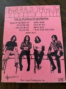 Vintage Frijid Pink Songbook Sheet Music Vocal Piano Guitar (S723) - Picture 1 of 3