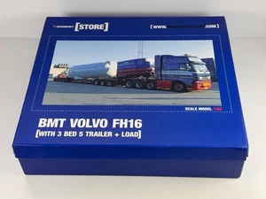 Tekno truck models, Volvo FH16 Glob. XXL With 3+5 Axle Trailer+Turbine , MAMMOET - Picture 1 of 10