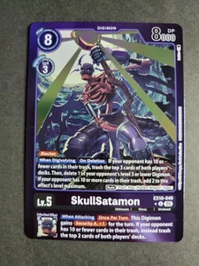 SkullSatamon (Limited Foil) EX10-049 Uncommon Digimon Sinister Order - Picture 1 of 2