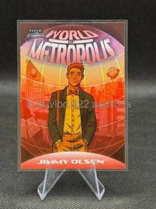 2025 FLEER BRILLIANTS SUPERMAN - Jimmy Olsen #WM-3 World of Metropolis  Red - Picture 1 of 2