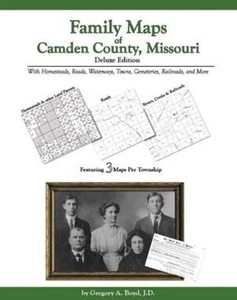 Genealogy Family Maps Camden County Missouri - Picture 1 of 1