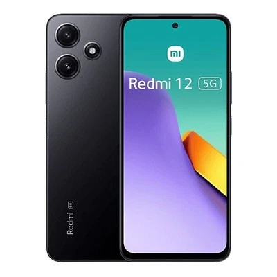 Xiaomi Redmi 12 5G Dual-SIM 128GB Midnight Black Android Smartphone - Bild 1 von 4