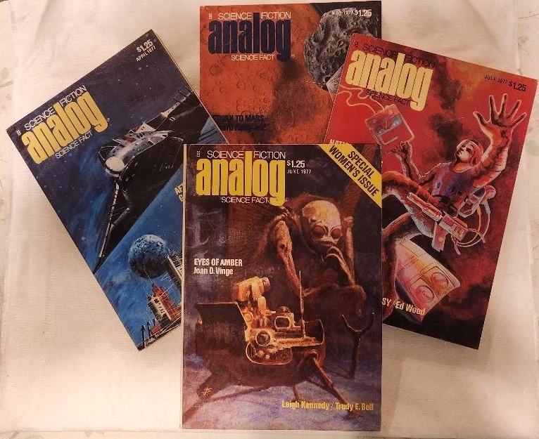 аналоговый научно-фантастический журнал, апрель, май, июнь, июль 1977 года, с Джорджем Р. Р. Мартином - Изображение 1 из 1