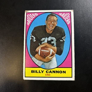 1967 Topps Billy Cannon Oakland Raiders #109 pobre - Imagen 1 de 2