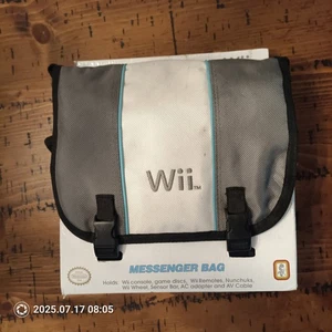 Custodia Messenger Bag Nintendo Wii con Licenza Ufficiale Grigio/Bianco NUOVA LEGGI C2 - Foto 1 di 5