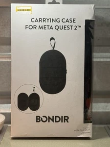 BRAND NEW BONDIR BLACK CARRYING CASE FOR META QUEST 2 SOFT SHELL CASE - Picture 1 of 2