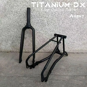 Titanium-DX Carbon fork  titanium rear triangle for Brompton G line - Picture 1 of 4