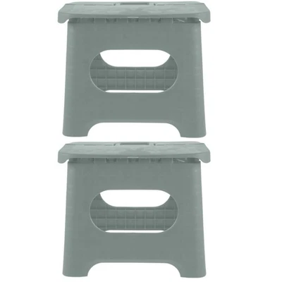  Set of 2 Tragbarer Hocker Tritthocker Klappbar Faltbarer Angelhocker Stuhl - Bild 1 von 4