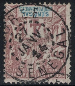 SENEGAL - TYPE GROUPE - N°10 - CACHET - GOREE - SENEGAL - 27-1-1914. - Picture 1 of 1