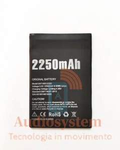 DOOGEE ORIGINAL BATTERY BATTERY for X11 1850122250 2200MaH REPLACEMENT NEW - Picture 1 of 1