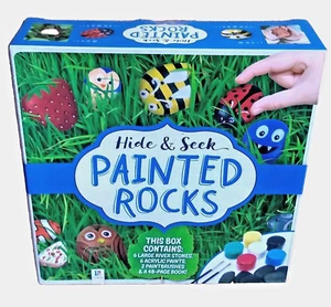 Hide and Seek Rock Painting Kit, NOS, unbenutzt kreativ Basteln Spaß Aktivität - Bild 1 von 9