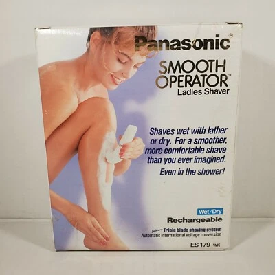 NEW Panasonic Smooth Operator Cordless Wet Dry Rechargeable Ladies Shaver ES 179 - Image 1 of 4
