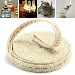 1M Flat Cotton Oil Lamp Lantern Wick 2cm For Kerosene Burner Lighting Pratical - Picture 1 of 7