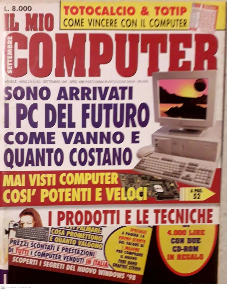 Rivista mensile IL MIO COMPUTER Anno 2 n.9 Settembre 1997 con CD-ROM allegato  - Immagine 1 di 4