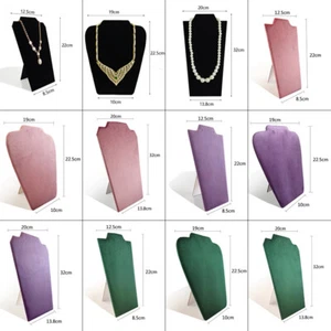 Necklace Earring Display Board Velvet Jewelry Organizer Frame Jewelry Counter - Picture 1 of 24