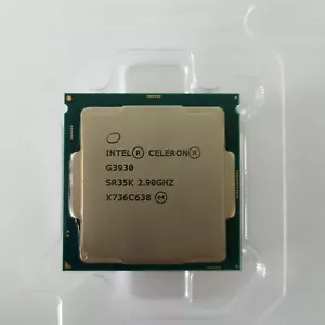 Intel Celeron G3930 CPU Dual-Core 2.9GHz 2M 51W SR35K LGA1151 Processor - Picture 1 of 5