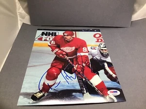 Tomas Holmstrom Signed Detroit Red Wings 8x10 Photo Autographed PSA/DNA COA 1A - Picture 1 of 4