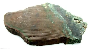 244.7 Gram Oregon Black Brown Green Swirl Jasper Cab Cabochon Slab Rough OJ8 - Picture 1 of 2