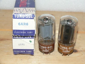 2 tubos Tung-Sol 6AR6 NUEVOS EN CAJA (EE. UU.) - Imagen 1 de 2