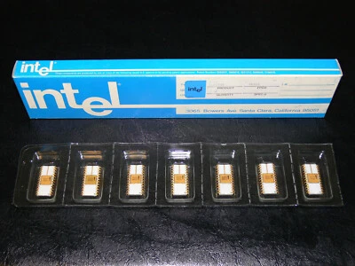 INTEL C3104 Intels erster inhaltsadressierbarer Speicherchip komplette 7 Stk OVP - Bild 1 von 4