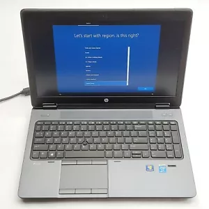 HP ZBook 15 Laptop i7 4800MQ 2.70GHZ 15.6" FHD 12GB RAM 250GB SSD Windows 10 - Picture 1 of 9