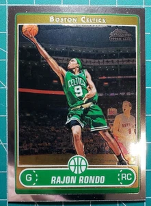 2006-07 Topps Chrome #201 Rajon Rondo Rookie Card Team: Boston Celtics - Picture 1 of 3